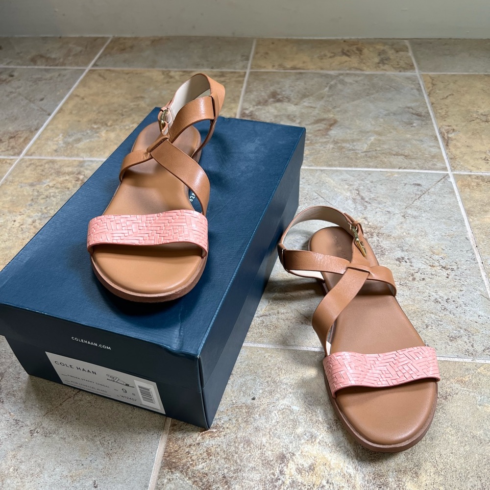 Cole Haan tan sandals